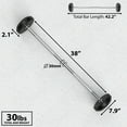 thumbnail image 4 of Synergee Barre Fixe de 30 Lb - Barre Droite en Acier Pré-Lestée avec Poids en Caoutchouc - Poids Fixe, 4 of 6