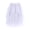 White, variant on Women's Long Irregular Tulle A-line Elastic High Waist Puffy Skirt Black L