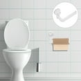 ITSELFER Bathroom Suction Cup Toilet Paper Rack Toilet Paper Roll