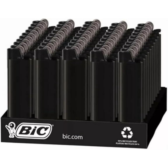 BiC All Black Out | 50 Pieces | LIMITED EDITION COLLECTABLE | Classic Lighter