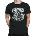thumbnail image 2 of Frog Biker's Midnight Ride Men's T-shirt, 2 of 3