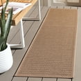 thumbnail image 2 of SAFAVIEH Atrium Sisal Jemima Solid Indoor/Outdoor Runner Rug, Beige, 2' x 8', 2 of 16