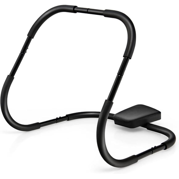 QueipA AB Fitness Crunch, Portable Abdominal Machine Workout Exerciser for Core Strength, Muscle Training, Sit Up AB Trainer for Home, Office, Gym,Black