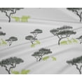 thumbnail image 4 of oneOone Polyester Lycra Fabric Tree & Animals Ikat Print Fabric BTY 56 Inch Wide, 4 of 4