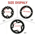 thumbnail image 5 of BUCKLOS MTB Crankset Square Taper with 22/24/26/32/38/42/44T Chainring Set, 170mm 104/64 BCD Hybrid Mountain Bike Crankset 8/9/10 Speed Compatible with Shimano Sram FSA, 5 of 8