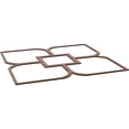thumbnail image 6 of 39"W x 39"H x 3/8"T Extra Large Olivia Decorative Fretwork Wood Ceiling Panels, Walnut, 6 of 10