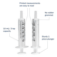thumbnail image 2 of Ezy Dose Oral Syringe and Plastic Dispenser, for Liquid Medicine, 5 ml/2 tsp (50 Count), 2 of 4