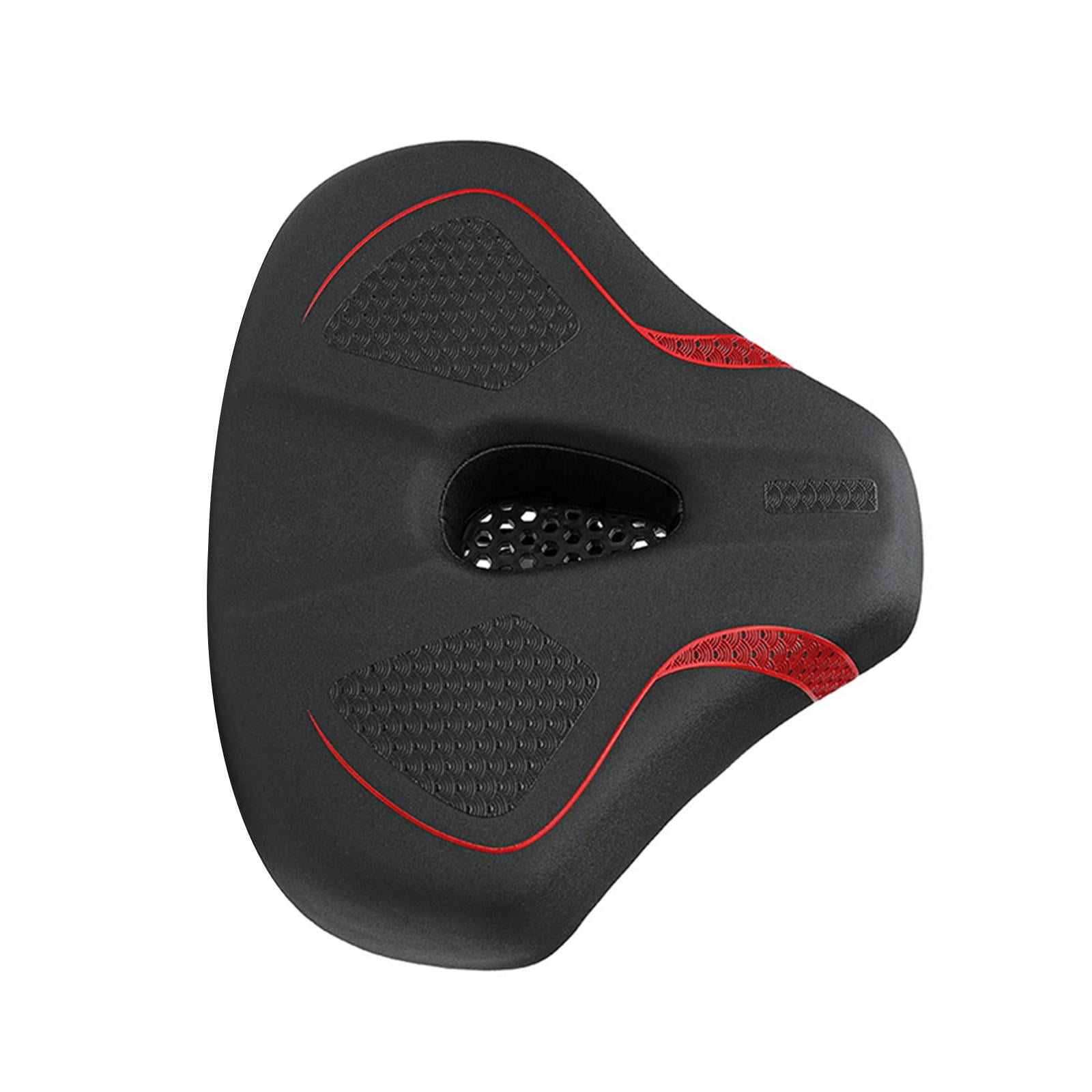 Colaxi Bike Seat Replacement Bike Saddle Anti Scratch Ergonomic Thickened Pad for Exercise Stationary Mountain Bike Easily Install Red Line Walmart