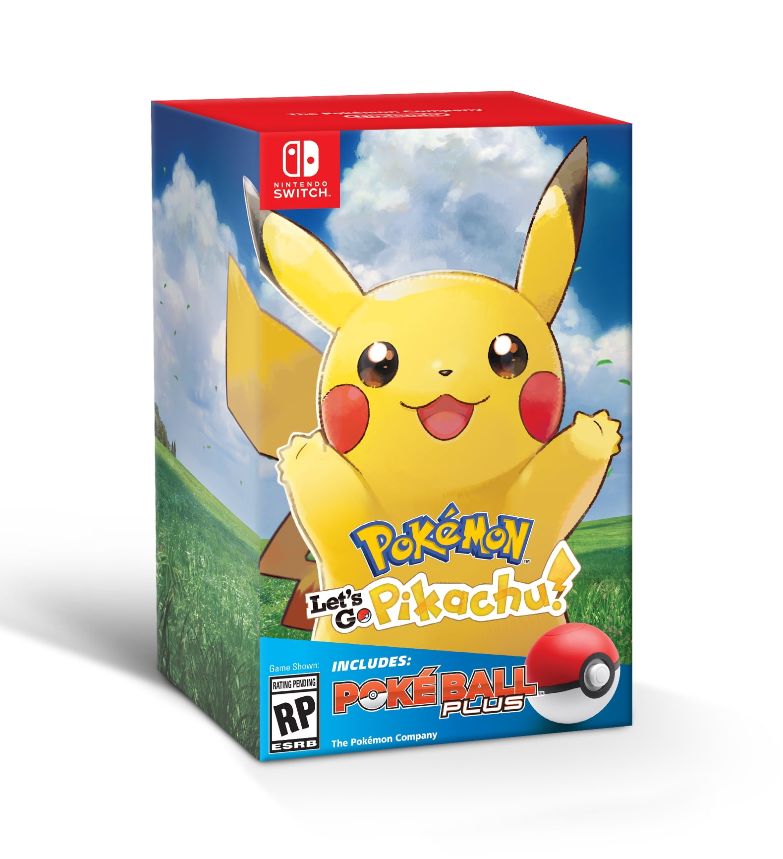 Pokemon: Let's Go Pikachu! Poke Ball Plus Bundle - Nintendo Switch