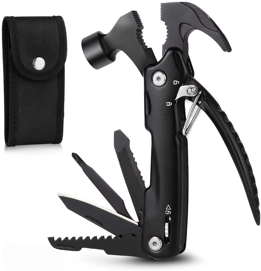 Multifunctional Hammer, 12 in 1 Multitool Hammer, Foldable