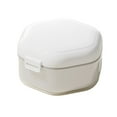thumbnail image 1 of Double Layers Retainer Case Portable Soaking Denture Bath Box with Strainer Basket Invisible Brace Mouth Guard Dental Aligner Container Holder, 1 of 8