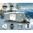 thumbnail image 3 of Upgraded Travel Trailer RV Cover, Heavy Duty 6 Layers Anti-UV Top Panel, Durable Camper Cover, Fits 26.1-28.6FT Motorhome -Breathable, Watertight, Rip-Stop, 3 of 14
