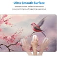 thumbnail image 6 of Spring Cherry Blossom Mouse Pad - Floral Bird Gaming Mouse Pad Flowers Mouse Mat Pink Sakura Flower Desk Pad Animal Keyboard Pad Mouse Mat 31.5x11.8 Inch, 6 of 6