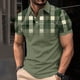 thumbnail image 2 of Camisa Casual Impresa de los Hombres, Top de Solapa de Manga Corta en Tela de Malla Ligera para Uso Al Aire Libre Y Diario, Blusa de Suéter Elegante, 2 of 9
