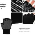 thumbnail image 3 of AURARMLET Guantes Sin Dedos De Para Yoga Deportivos Antideslizantes Negros Cómodos Y Transpirables, 3 of 8