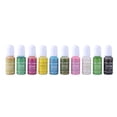 thumbnail image 2 of YAHHU 10 Colors Epoxy UV Resin Coloring Dye Colorant Pigment for DIY Art Crafts, Multicolor Set A, 15g and 10g Bottles, 2 of 9