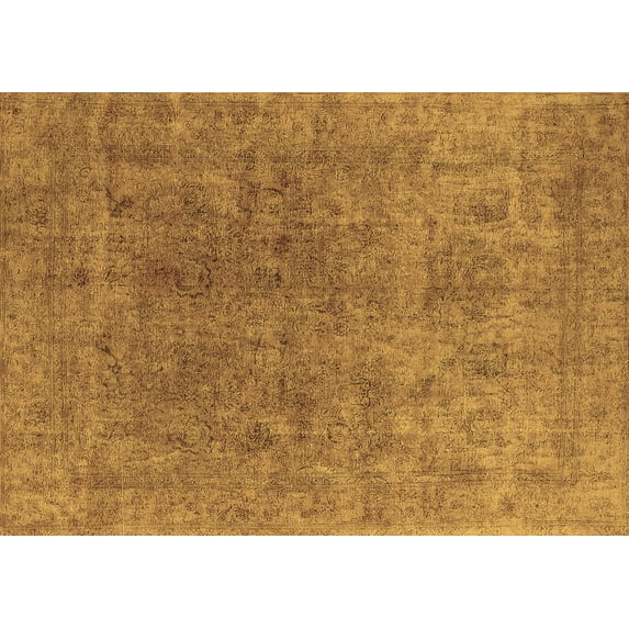 Ahgly Company Indoor Rectangle Oriental Brown Industrial Area Rugs, 6' x 9'