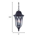 thumbnail image 3 of Milano 3-Light Architectural Bronze Hanging Light, 3 of 6