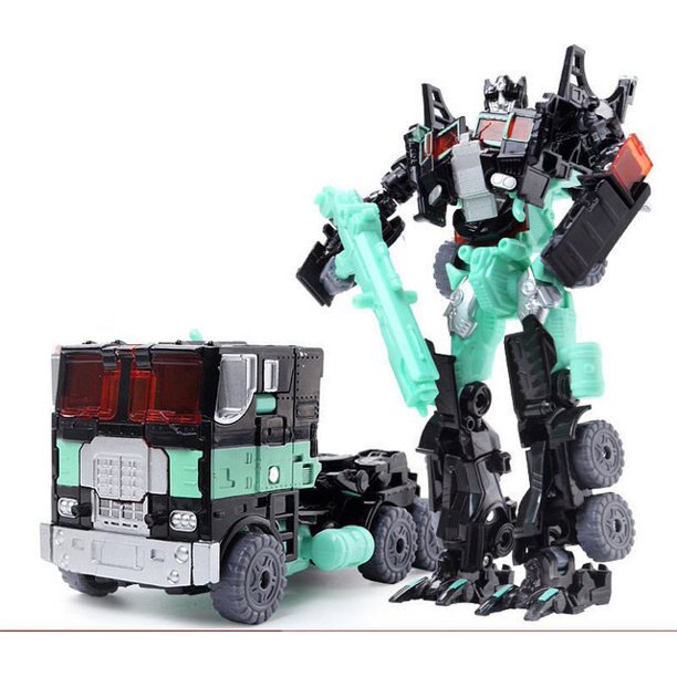 Figura de acción transformable Robot Cars para niños, modelo de Anime, regalo, Optimus Deformation Fivean unisex