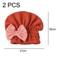 thumbnail image 2 of Gorro de microfibra para cabello seco, turbante de cabello suave de secado rápido, 2 of 5