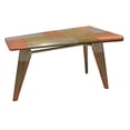 thumbnail image 5 of Mar Vista Tri-Tone Metal Cladded Writing Desk in Copper Finish, 5 of 6