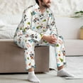 thumbnail image 7 of Balery happy new year Raccoon Pattern Pajama Sets for Men Long Sleeve 2 Piece Sleepwear Loungewear Sets Soft PJ's with Pockets Long Sleeve Comfy Pj Sets-XX-Large, 7 of 7