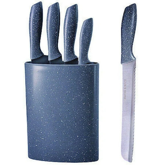Mayer & Boch Kitchen Knife Block Set Stainless Steel 4 Piece