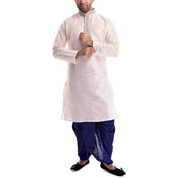 Royal Kurta Silk Embroidered Kurta Dhoti Set