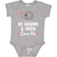 thumbnail image 3 of Inktastic Grammy and Papa Love Me Grandchild Boys or Girls Baby Bodysuit, 3 of 5
