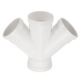 thumbnail image 1 of Uxcell Double Wye Duct Splitter, Adapter Pipe Fitting Duct Pipe Connector 2", 1 of 6