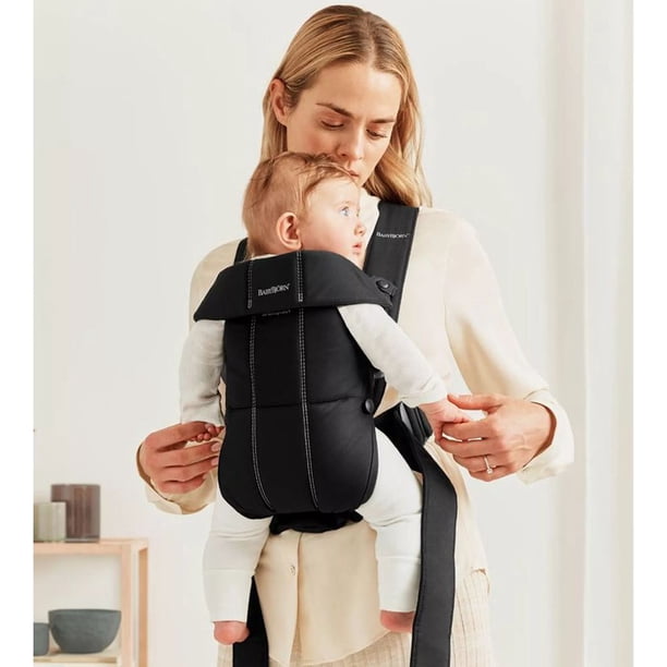 BabyBjorn Baby Carrier Mini, Woven, Black - Walmart.ca