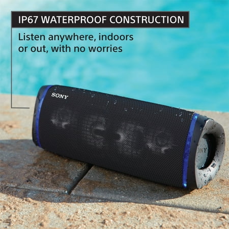 Sony - SRS-XB43 Portable Bluetooth Speaker - Black