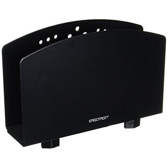 ergotron small cpu holder vertical black up to 50lbs