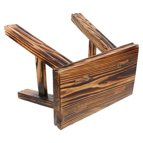 CATIEBYE 1Set Mini Chair Wooden Step Stool for All Ages Home Furniture