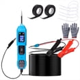 thumbnail image 1 of Probador de circuitos de fuente de alimentación de CC de 6V-24V con sonda y luz para prueba de fusibles automotrices, detector de cortocircuitos de 12V, kit eléctrico B, 1 of 4