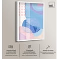 thumbnail image 2 of Doll Memories - Pretty Blue II Shadowbox Print Colorful Abstracts by Art Remedy, White Frame, 10 x 15, 2 of 7