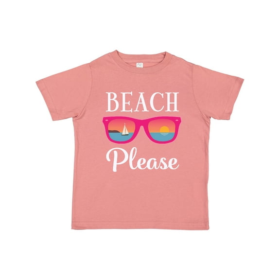 Inktastic Beach Please Sunglasses Girls Toddler T-Shirt