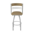 thumbnail image 5 of 860 Hunter 30" Swivel Bar Stool with Anodized Nickel Finish and Canter Sand Seat and Back, 5 of 5