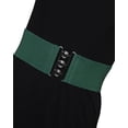 thumbnail image 2 of Retro Vintage Belt | Elastic Women's Belt |50s Nurse Stretchy Belt With Silver Buckle & Clasp | Waist Elasticated Belt, 2 of 8
