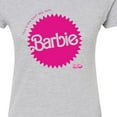 thumbnail image 3 of Barbie The Movie - Mattel Barbie Burst - Juniors Fitted Graphic T-Shirt, 3 of 5