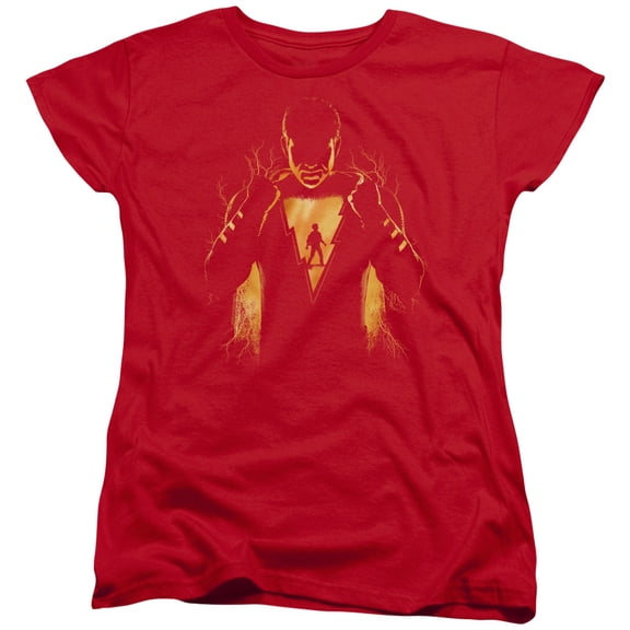 Shazam Movie Whats Inside Women's T-Shirt Red