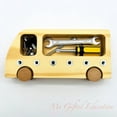 thumbnail image 2 of Montessori Screw Bolts Wooden Busy Bus Tool Set - Kid Mini Screwdriver Wrench, 2 of 6