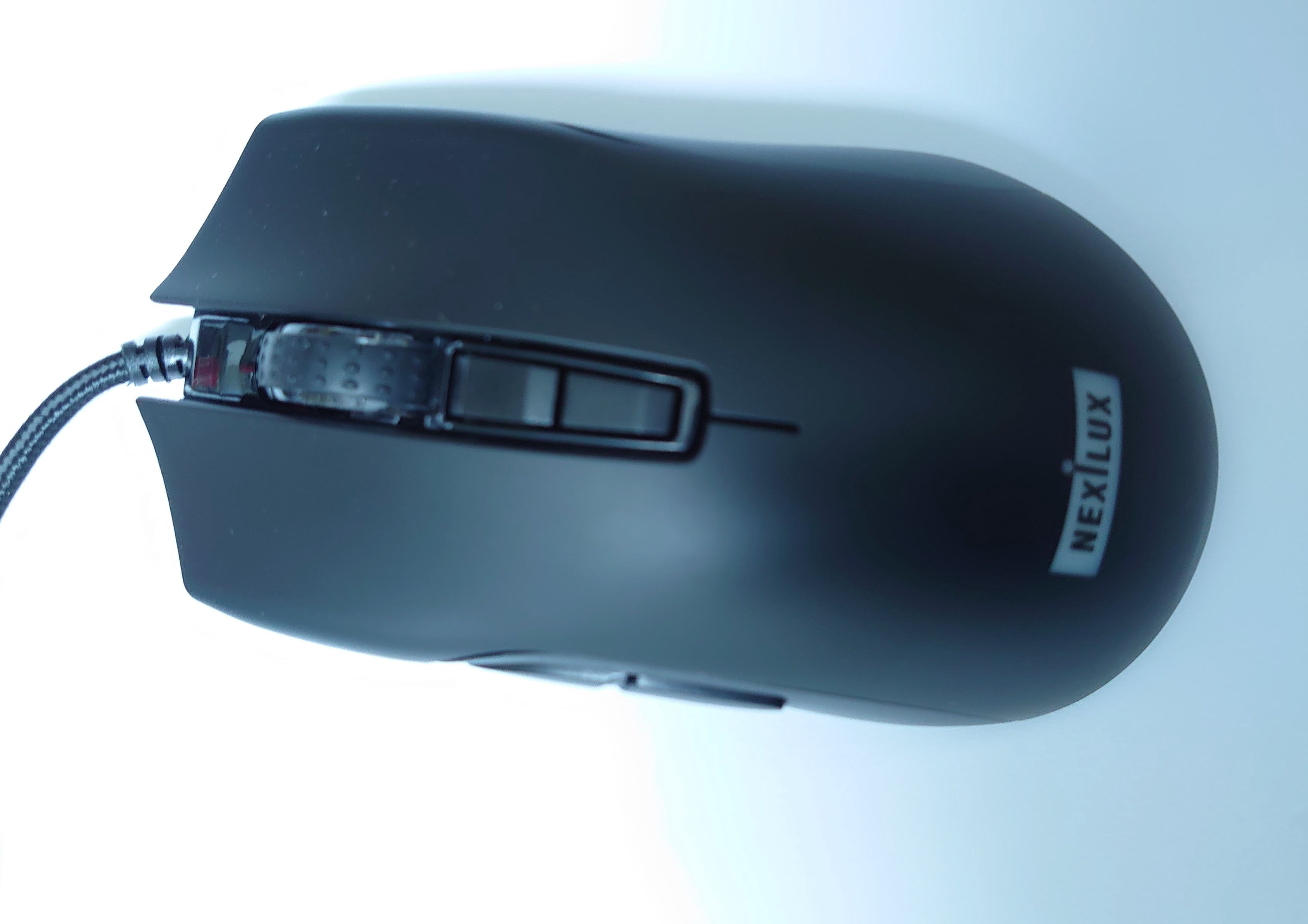 PC WIRED OPTICAL GAMING MOUSE with Customizable RGB - NEXiLUX