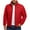 Red, variant on Men's Winter Large Size Cotton-padded Jacket with Hooded Slim Fit Lightweight Design for Cold Weather Outings, Daily Casual Wear, and Holiday Season Activities,Black,L