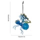 thumbnail image 4 of Estatua Insecto Hierro Solar Con Hadas LED Jardín () Azul, 4 of 4