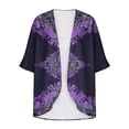 thumbnail image 6 of Cardigans for Women Plus Size 2026 Summer Fashion Cardigan Casual Print Overcoat Spring Printed Top, 6 of 6