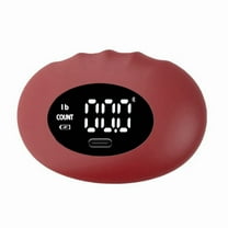 Grip Strength Tester, Digital Grip Strength Trainer, Up to 396lbs Hand Gripper Strengthener for Finger Grip Training A,1 x Grip Strength Tester 1 x Charging cable,Red