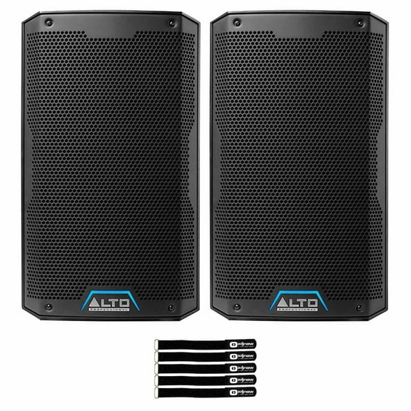 Alto Professional TS408XUS 2000 Watt 8" 2-Way Powered Loudspeakers Duo Package