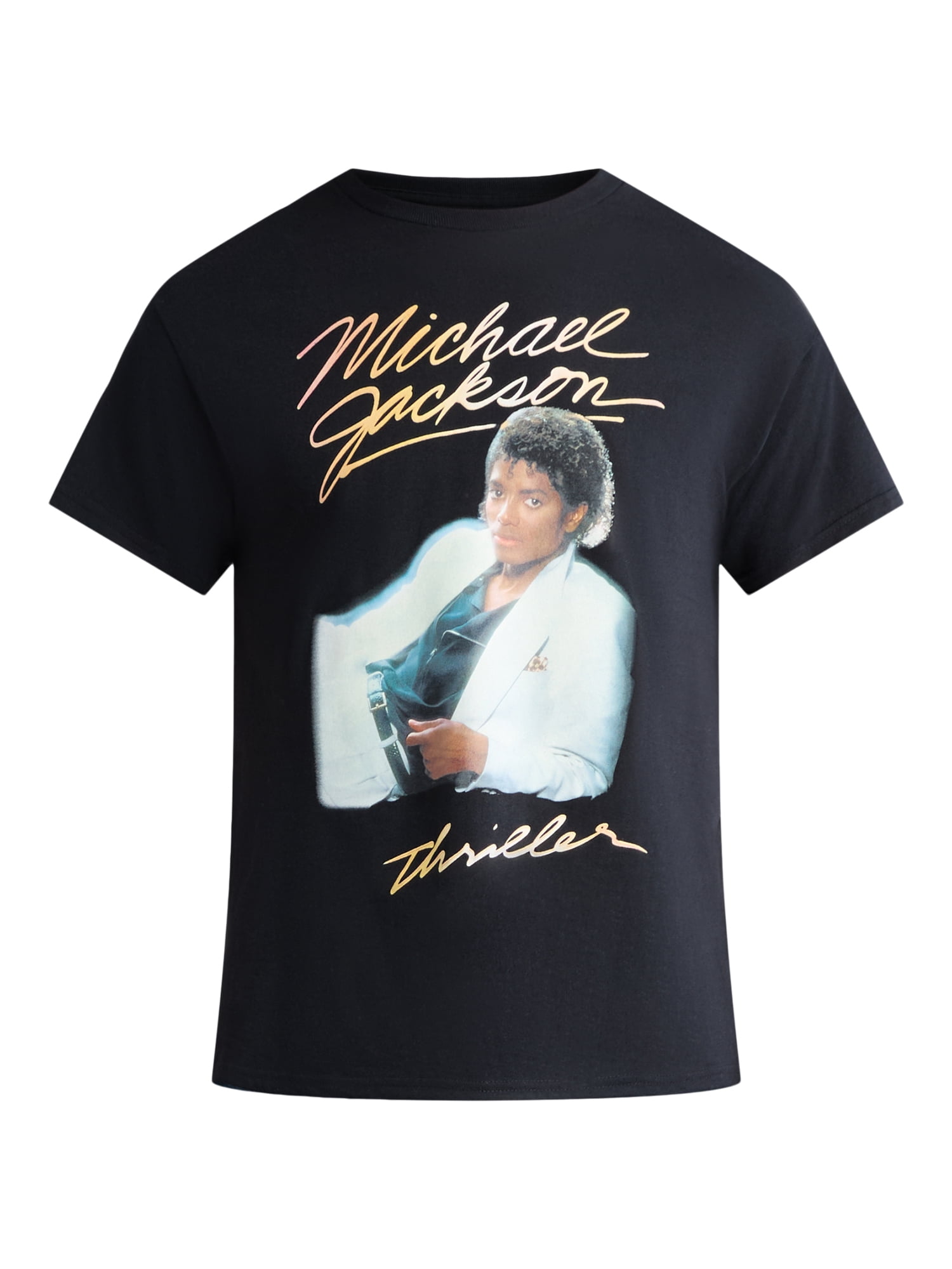 Michael Jackson Men's and Big Men's Thriller and Billie Jean Graphic Tee, 2-Pack, Sizes S-3XL
