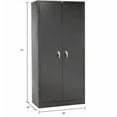 thumbnail image 7 of Global Industrial 493312BK 36 x 24 x 78 in. Storage Cabinet with Assembled, Black, 7 of 7